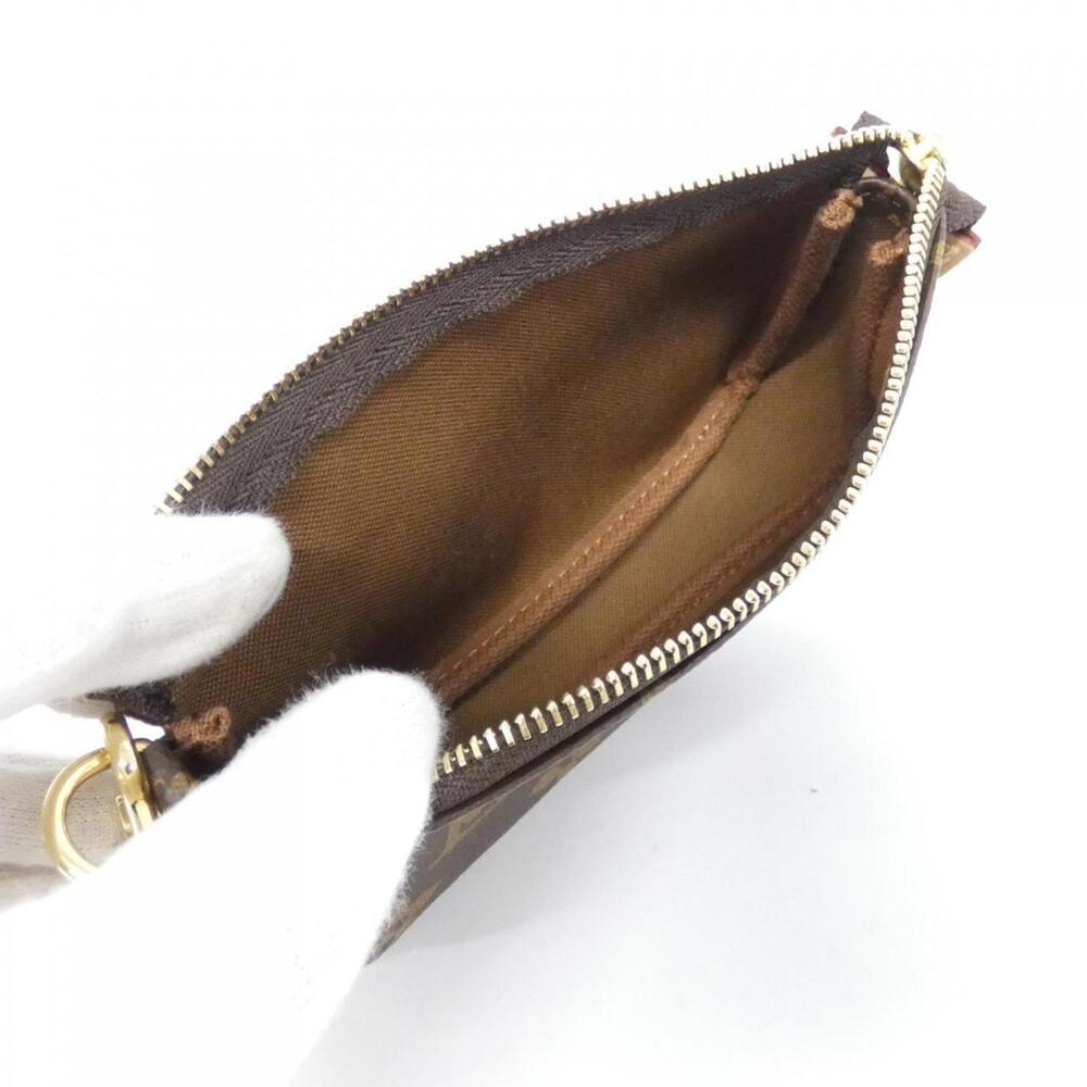 LOUIS VUITTON Authentic Brown Monogram Pochette Pouch - Picture 4 of 4